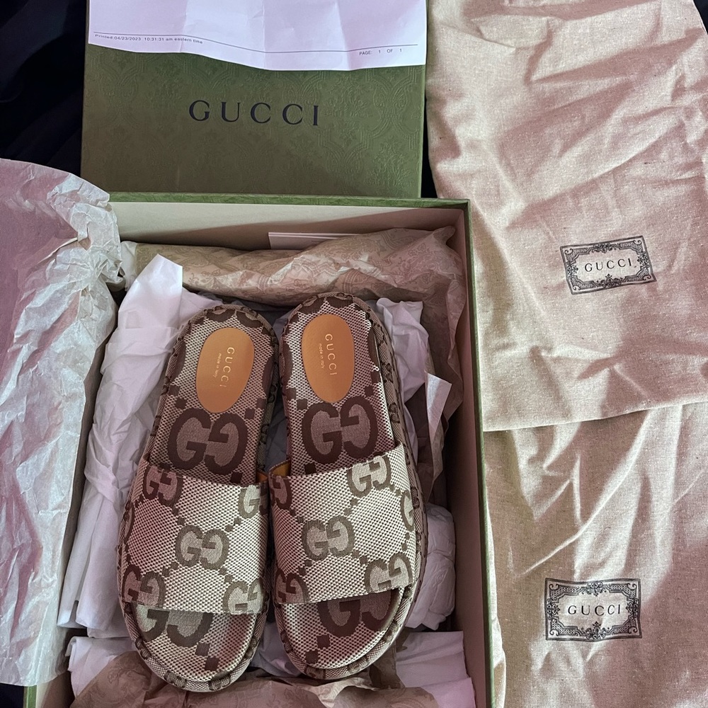 Gucci platform sandal